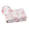 Set Completo Letto Matrimoniale Rosa Bianco Percalle 210 Fili in Cotone Pettinato e Mercerizzato - Saliro Luxury