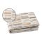 Set Completo Letto Singolo Bianco Naturale Marrone Percalle 210 Fili in Cotone Pettinato e Mercerizzato - Samotelo Luxury