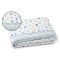 Set Completo Letto Singolo blu 50% Cotone 50% Poliestere, Lavabile in Lavatrice - Sasafa Luxury