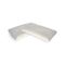 Set di 2 guanciali Citronella, Made in Italy, 70x40 h12 cm, Bianco