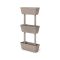 Set di 3 vasi Aldunga, 49x22h16 cm, Tortora