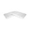 Set di 4 guanciali Alloro, Made in Italy, 70x39 h10 cm, Bianco