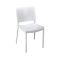 Set di 4 sedie da balcone impilabili bianco - Cirebon