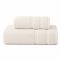 Set di Asciugamani Bianco Crema 100% Cotone Egiziano Pettinato e Mercerizzato set da 15 - Saleneba Luxury