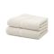 Set di Asciugamani Bianco Panna 100% Puro Cotone set da 2 - Sanonefa Luxury