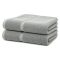 Set di Asciugamani Grigio Cadetto 100% Puro Cotone set da 2 - Sanonefa Luxury
