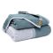 Set di Asciugamani Grigio Chiaro Grigio Scuro 100% Cotone Egiziano a Fibra Lunga Pettinato set da 2 Reversibile - Sazaga Luxury