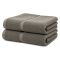 Set di Asciugamani Grigio Pietra 100% Puro Cotone set da 2 - Sanonefa Luxury