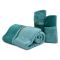 Set di Asciugamani Verde Acqua Verde Scuro 100% Cotone Egiziano a Fibra Lunga Pettinato set da 2 Reversibile - Sazaga Luxury