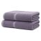Set di Asciugamani Viola Lilla 100% Puro Cotone set da 2 - Sanonefa Luxury