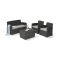 Set salotto da esterno Langley, 135x72 h76 cm, Antracite
