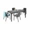 Set salotto da esterno Lograto, Made in Italy, Antracite