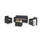 Set salotto da esterno Orillia, Antracite, Sofà 3 posti
