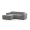 Sofa 2 posti grigio 220x170x70h cm - Alhoa