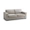 Sofa con braccioli tortora 220x95x90h cm - Diopside