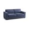 Sofa con penisola blu 200x95x90h cm - Abernathy
