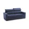Sofà con braccioli blu 200x95x85h cm - Schiavo