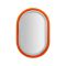 Specchio arancione e grigio 60x90h cm - Marinetti