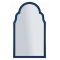 Specchio blu Trasparente Cornice Sagomata Forma Rettangolare 47x80h cm, Tipologia a Parete - Mostarr