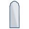 Specchio blu Trasparente Cornice Sagomata Forma Rettangolare 55x150h cm, Tipologia a Parete - Berat