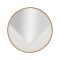 Specchio circolare bianco e oro 80x80h cm - Santelia