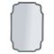 Specchio Grigio Trasparente Cornice Sagomata Forma Rettangolare 60x90h cm, Tipologia a Parete - Jajce