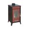Stufa a legna Agropoli, 49x46 h91 cm, Rosso