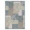Tappeto Beige blu Punti 820000 m2 Pelo 100% Viscosa Ciniglia Forma Rettangolare 230x160 cm, Antiscivolo - Lasoma