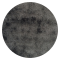 Tappeto Nero Antracite Altezza Pelo 35 mm 100% Poliestere Forma Quadrato 67x67 cm, Adatto a Riscaldamento a Pavimento - Latisa