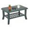 Tavolino da Esterno Verde 2 Posti 90x60x46h cm, Made in Italy - Ucria