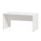 Tavolino da Salotto Bianco con Piedini un Vano 90x49.5x45.5h cm, Forma Rettangolare - Formia
