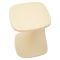 Tavolino da Salotto Bianco Crema Adatto per Indoor-outdoor Forma Rettangolare 44x54x44h cm, Colore Ripiano Bianco - Bagan