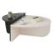 Tavolino da Salotto Bianco Nero Forma Fantasia Colore Struttura Nero 90x60x35h cm, Materiale Piano in Legno Nobilitato - Mansue