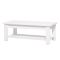 Tavolino da Salotto Bianco un Vano Forma Rettangolare 124x60x45h cm, Materiale Piano in Legno Nobilitato - Pella