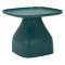 Tavolino da Salotto blu Adatto per Indoor-outdoor Angoli Arrotondati Forma Quadrato 48x48x38h cm, Colore Ripiano blu - Midelt