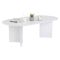 Tavolino da salotto Elain, 119x60 h40 cm, Bianco