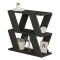 Tavolino da salotto geometrico antracite 60x22x57h cm - Beniamina