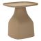 Tavolino da Salotto Grigio Tortora Adatto per Indoor-outdoor Forma Quadrato 48x48x50h cm, Colore Ripiano Grigio - Inhamb