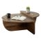 Tavolino da salotto irregolare noce 90x60x35h cm - Azim