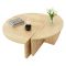 Tavolino da salotto irregolare rovere 90x90x35h cm - Azim