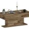Tavolino da Salotto Marrone Acero Forma Rettangolare Materiale Piano in Legno Nobilitato 100x55x42h cm, Colore Ripiano Marrone Made in Italy - Iside
