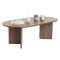 Tavolino da Salotto Marrone Noce Peso Massimo Supportato 20 kg Forma Rettangolare 119x60x40h cm, Sfumatura Colore Ripiano Noce - Elain