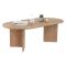 Tavolino da Salotto Marrone Quercia Portariviste Forma Rettangolare 119x60x40h cm, Sfumatura Colore Ripiano Quercia - Elain