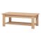Tavolino da Salotto Marrone Rovere Nodi un Vano Forma Rettangolare 124x60x45h cm, Sfumatura Colore Ripiano Rovere Nodi - Pella