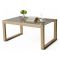 Tavolino da Salotto Marrone Rovere Portariviste Forma Rettangolare 85x55x40h cm, Sfumatura Colore Struttura Rovere - Aldino