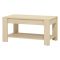 Tavolino da Salotto Marrone Rovere un Vano Forma Rettangolare 90x49.5x45.5h cm, Sfumatura Colore Ripiano Rovere - Signa