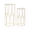 Tavolino da salotto rettangolare oro 50x46x100h cm - George