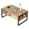 Tavolino da salotto rettangolare quercia 100x59x44h cm - Alfonsa