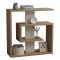 Tavolino da salotto rettangolare quercia e bianco 55x20x57h cm - Rumbia