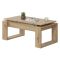Tavolino da salotto rettangolare rovere nodi 105x45x55h cm - Aspra